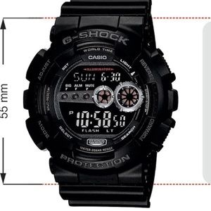 Casio Men's GD100-1BCR G-Shock Black Multi-Functional Digital Sport Watch